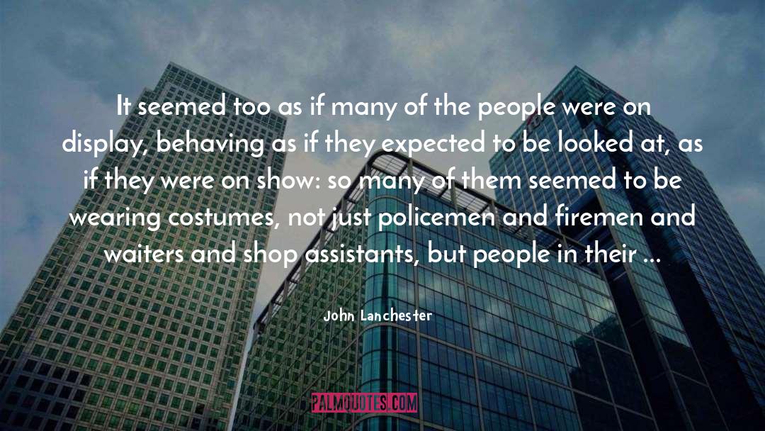 Pram quotes by John Lanchester