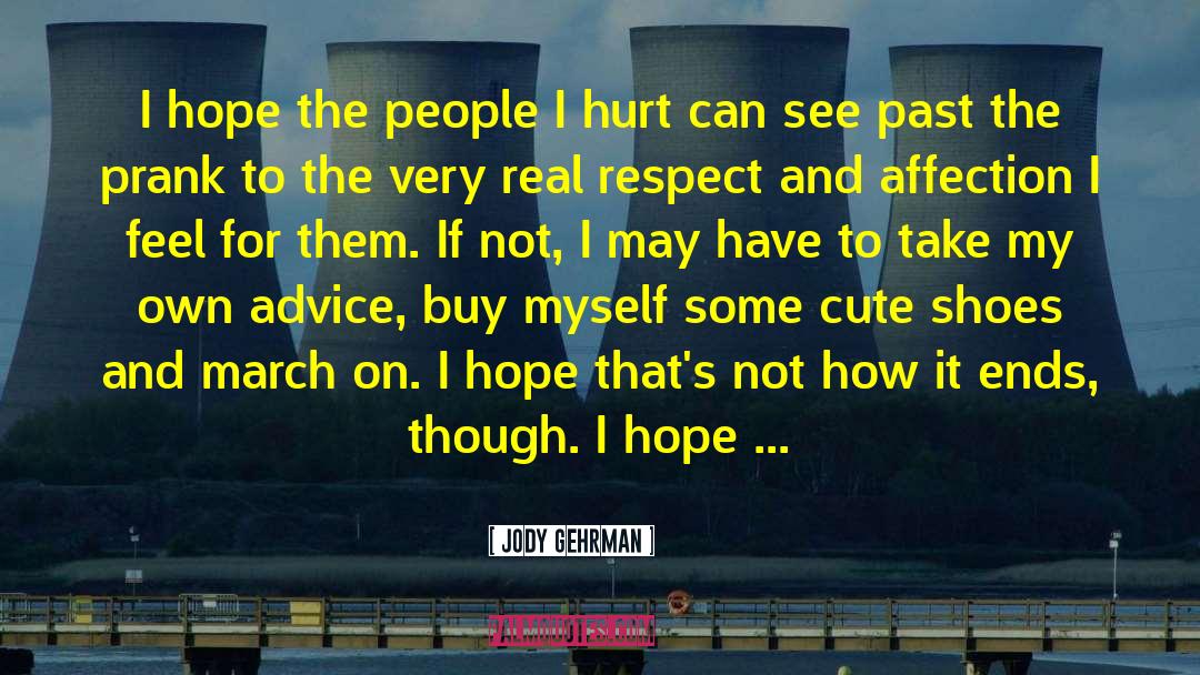 Prank quotes by Jody Gehrman