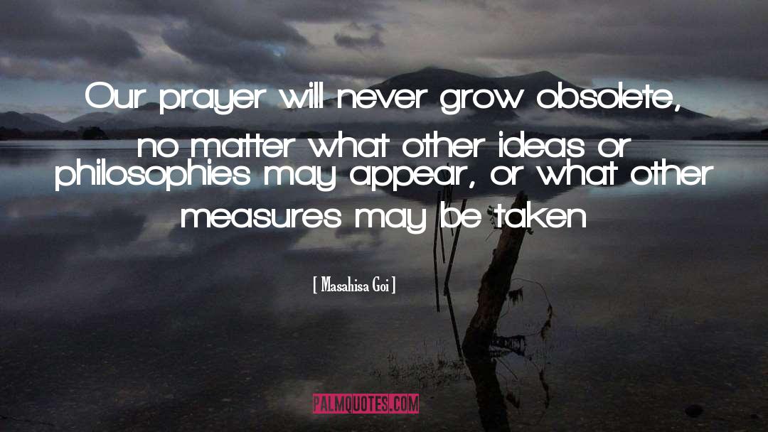 Prayer Breakfast quotes by Masahisa Goi