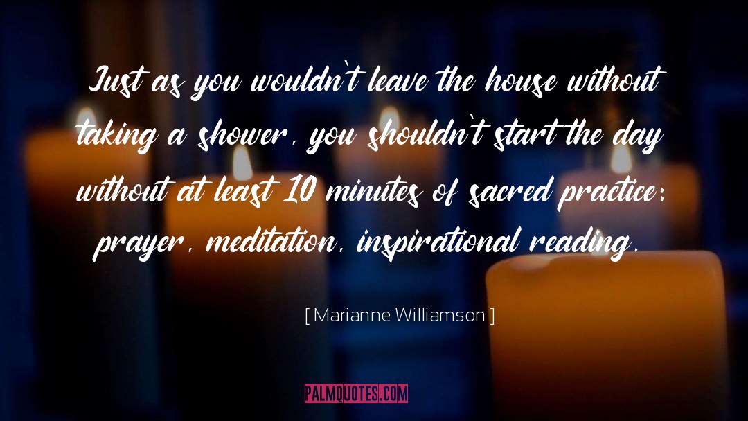 Prayer Habits quotes by Marianne Williamson
