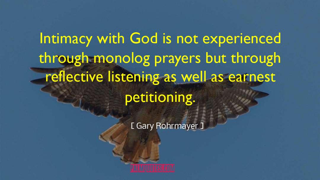 Prayer Life quotes by Gary Rohrmayer