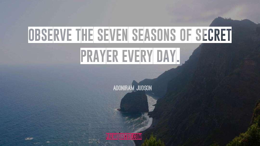 Prayer quotes by Adoniram Judson