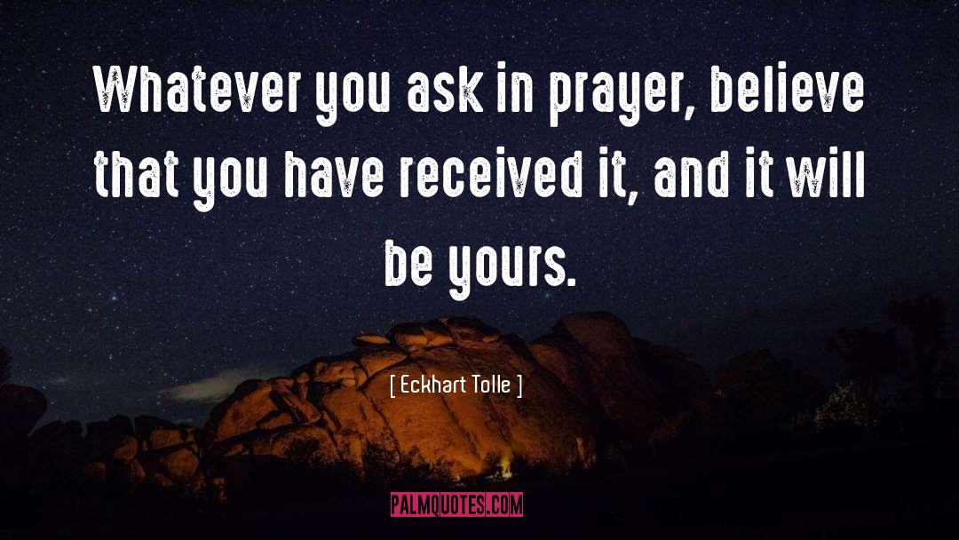 Prayer Warfa quotes by Eckhart Tolle