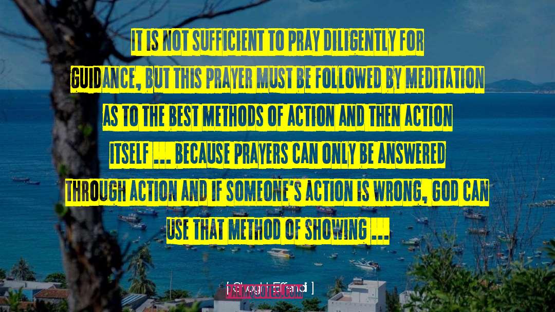 Prayer Works quotes by Shoghi Effendi