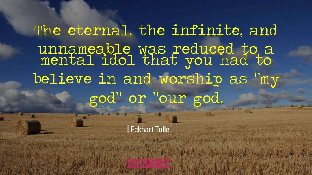 Prayer Worship quotes by Eckhart Tolle