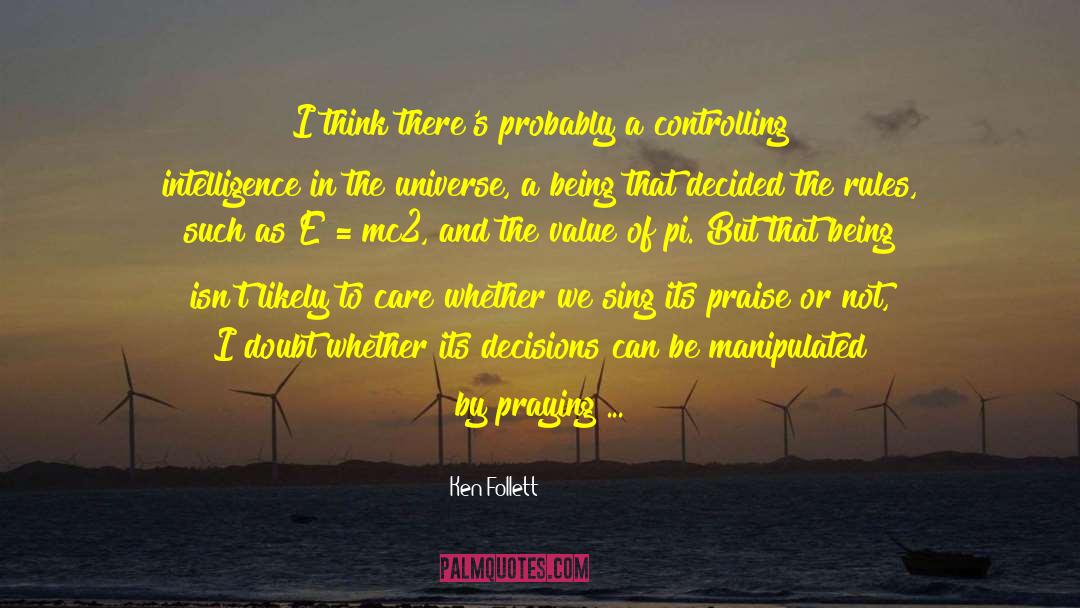 Praying Lifel quotes by Ken Follett