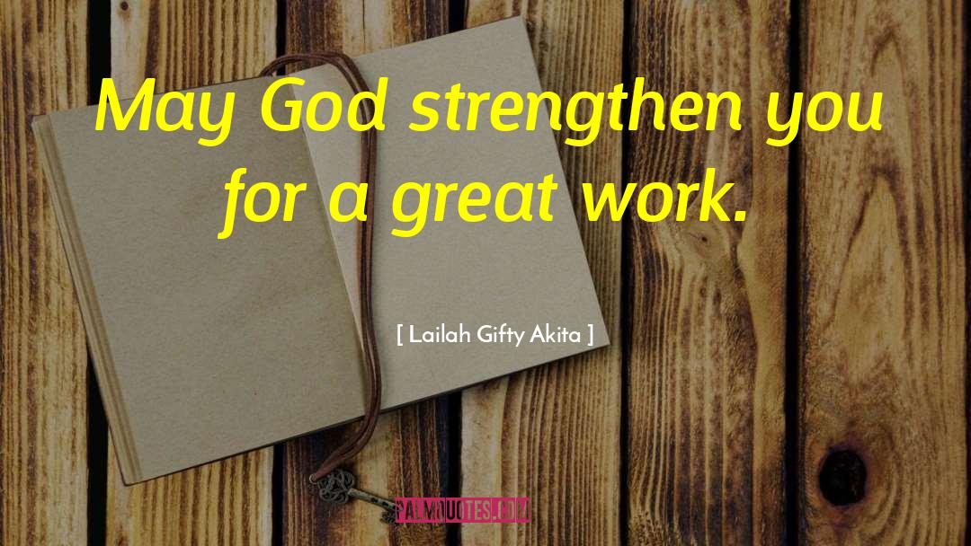 Praying Quote quotes by Lailah Gifty Akita