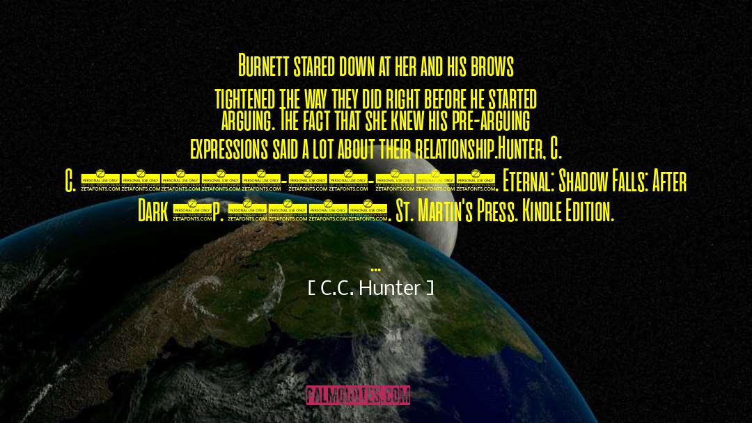Pre Verbal quotes by C.C. Hunter