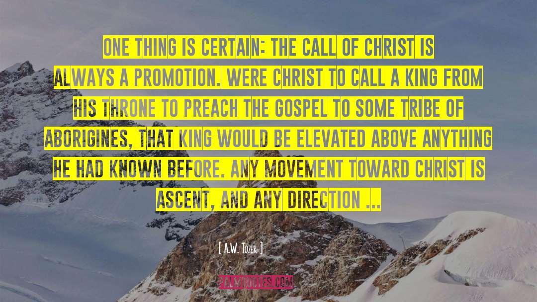 Preach The Gospel quotes by A.W. Tozer