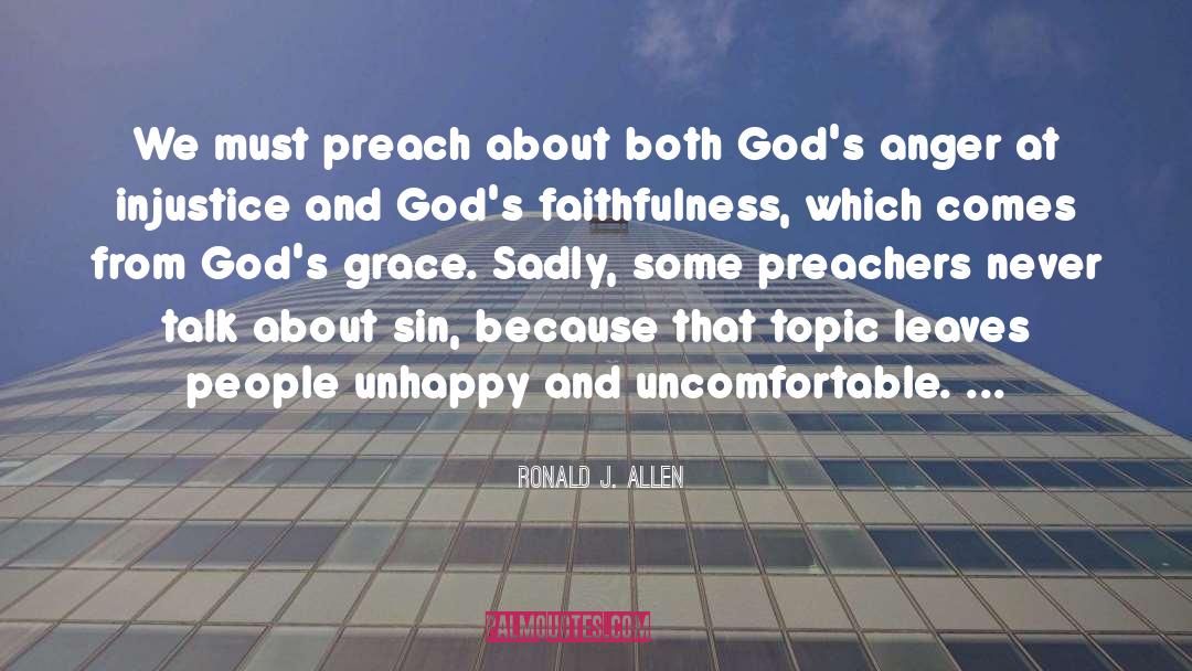 Preachers quotes by Ronald J. Allen