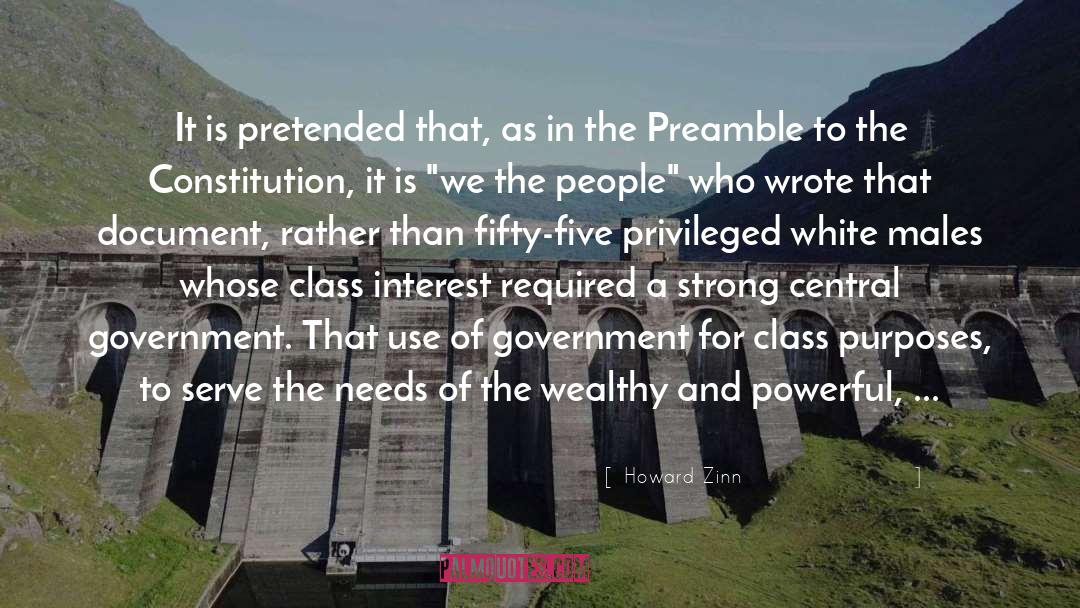 Preamble quotes by Howard Zinn