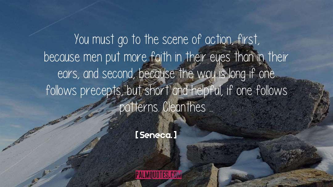 Precepts quotes by Seneca.
