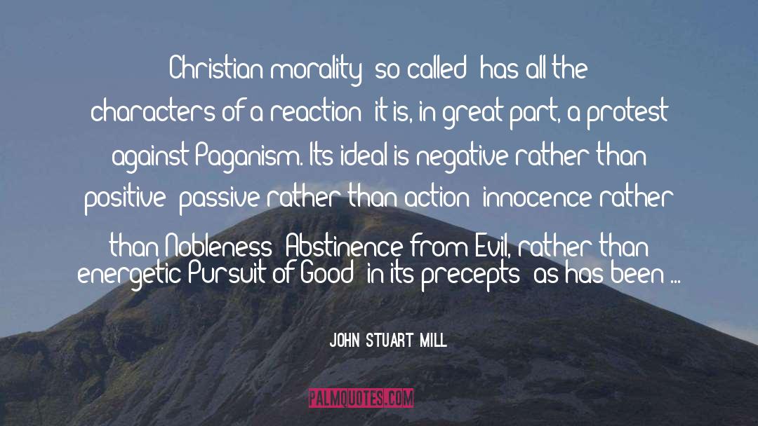 Precepts quotes by John Stuart Mill