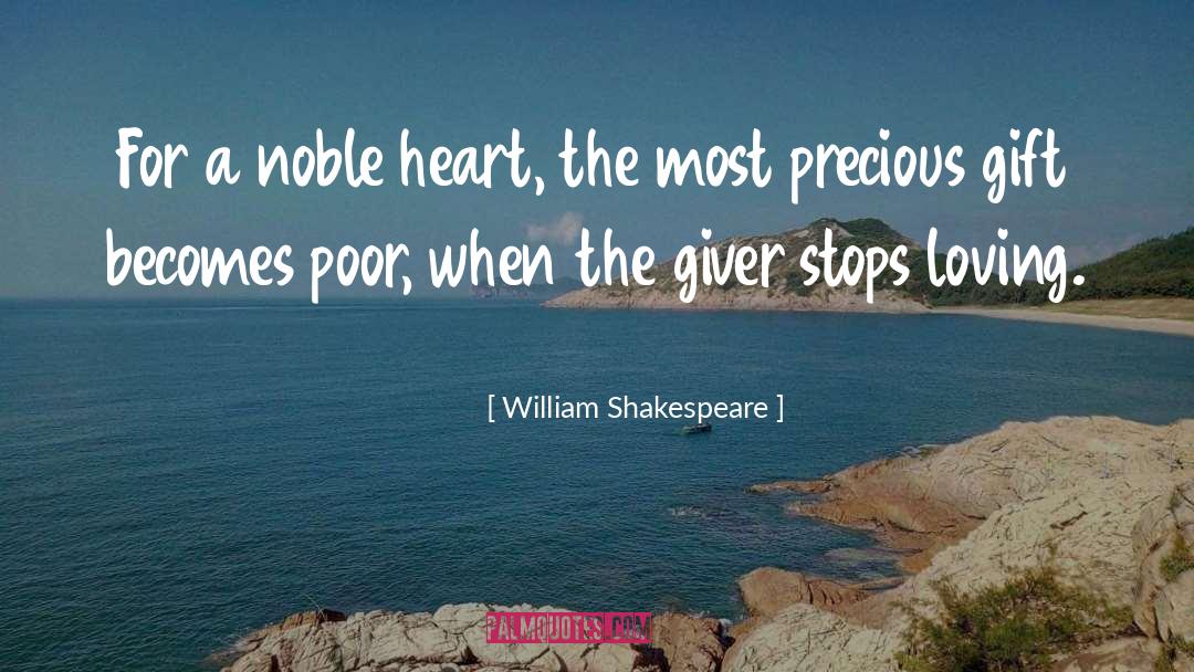 Precious Gift quotes by William Shakespeare