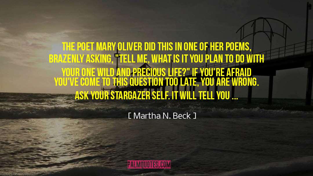 Precious Life quotes by Martha N. Beck