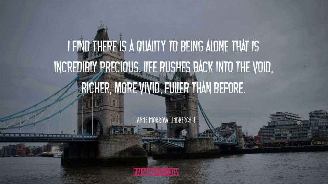 Precious Life quotes by Anne Morrow Lindbergh