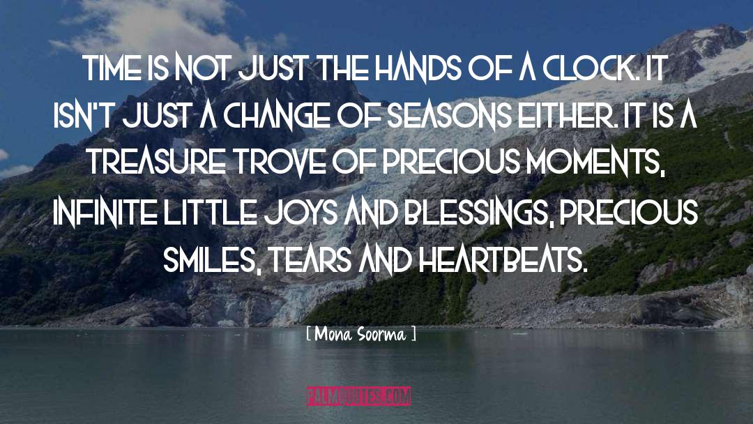 Precious Moments quotes by Mona Soorma