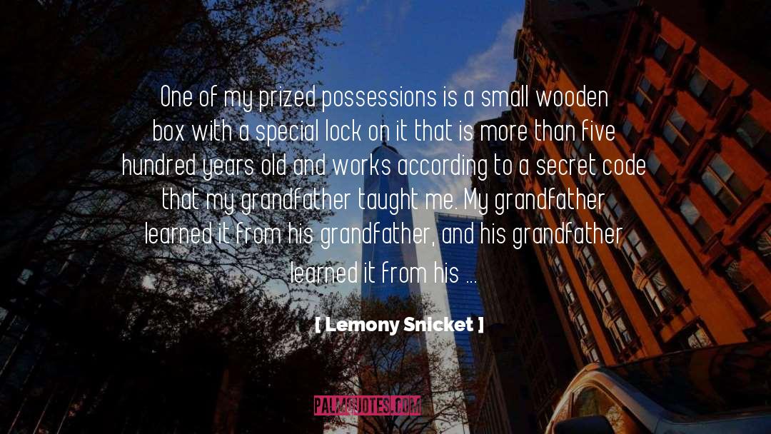 Precious Possessions quotes by Lemony Snicket