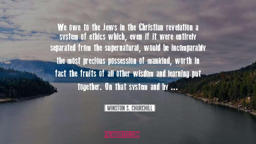 Precious Stone quotes by Winston S. Churchill