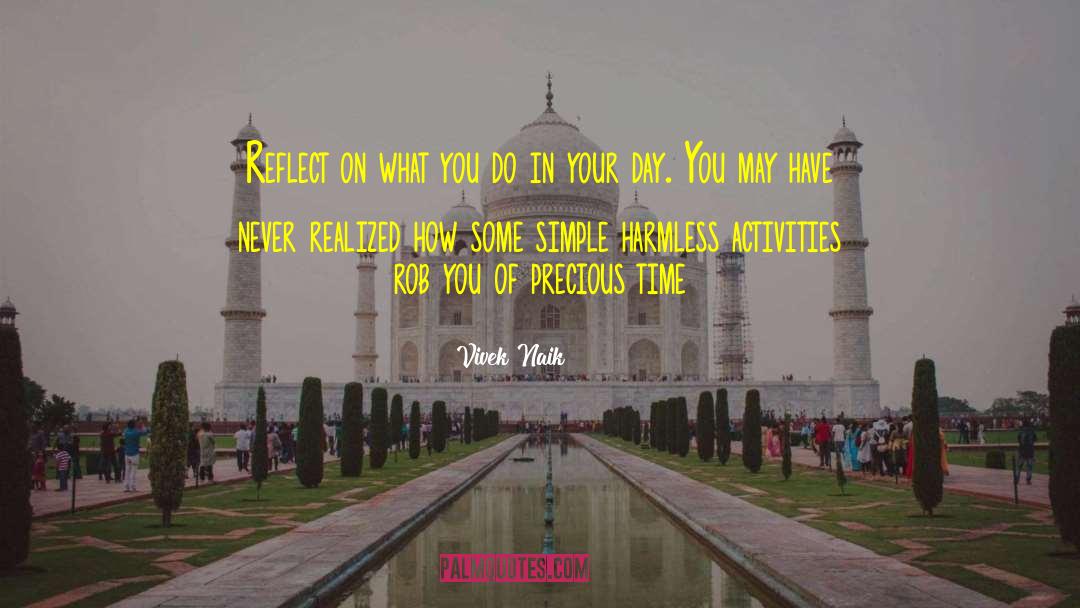 Precious Time quotes by Vivek Naik