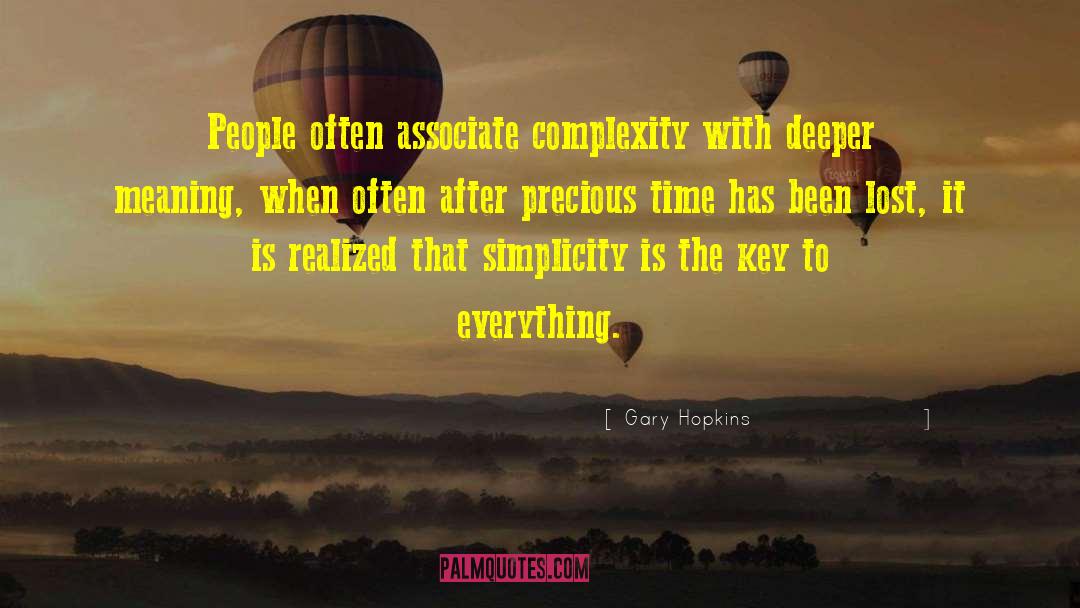 Precious Time quotes by Gary Hopkins