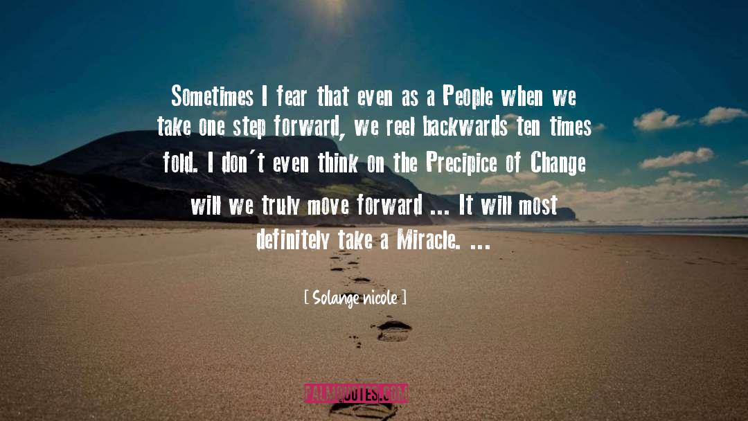 Precipice quotes by Solange Nicole