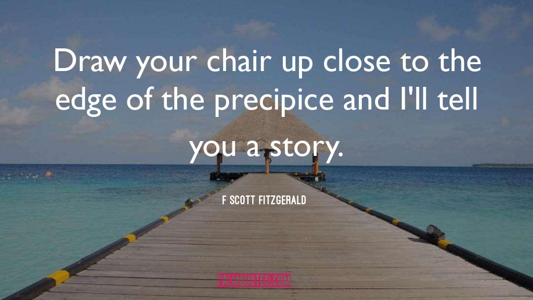 Precipice quotes by F Scott Fitzgerald