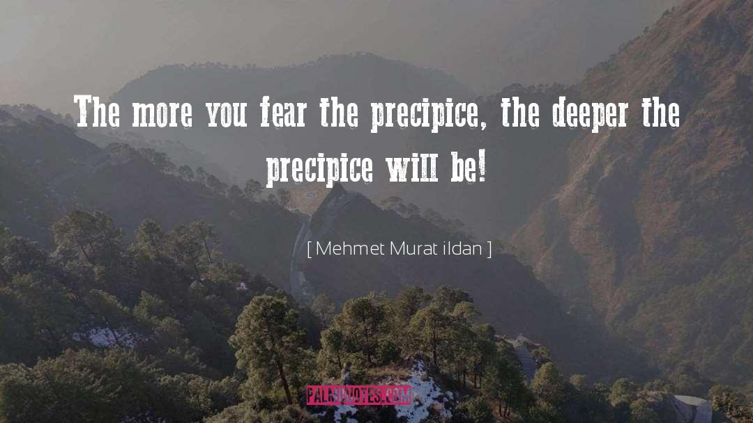 Precipices quotes by Mehmet Murat Ildan