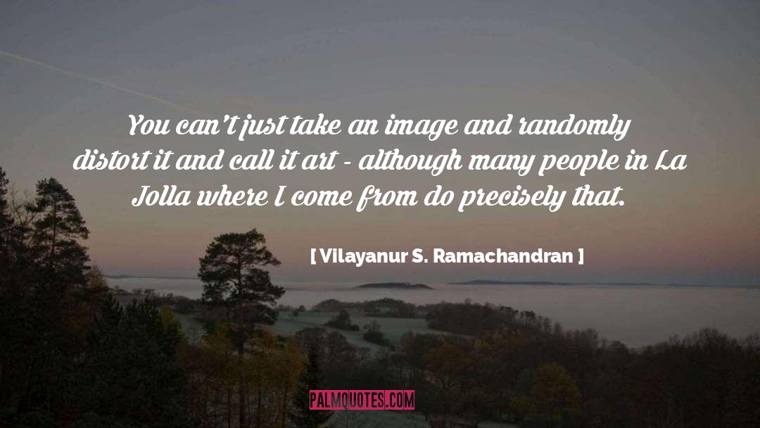 Precisely quotes by Vilayanur S. Ramachandran