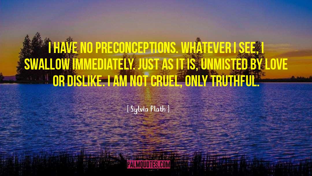 Preconceptions quotes by Sylvia Plath