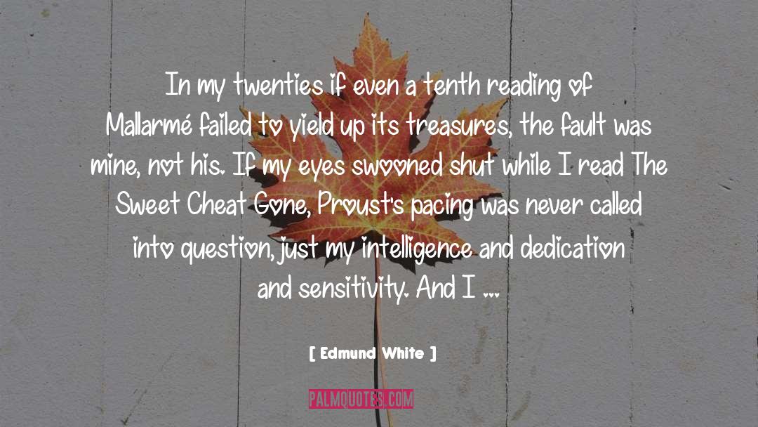 Preconceptions quotes by Edmund White