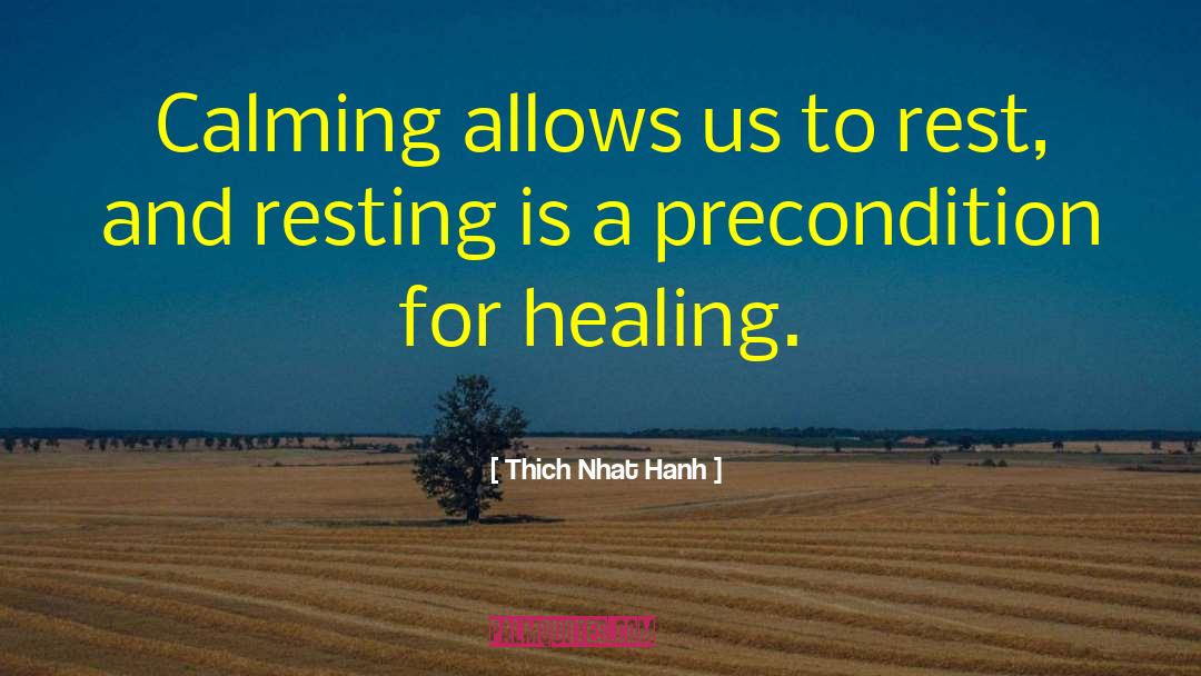 Precondition quotes by Thich Nhat Hanh