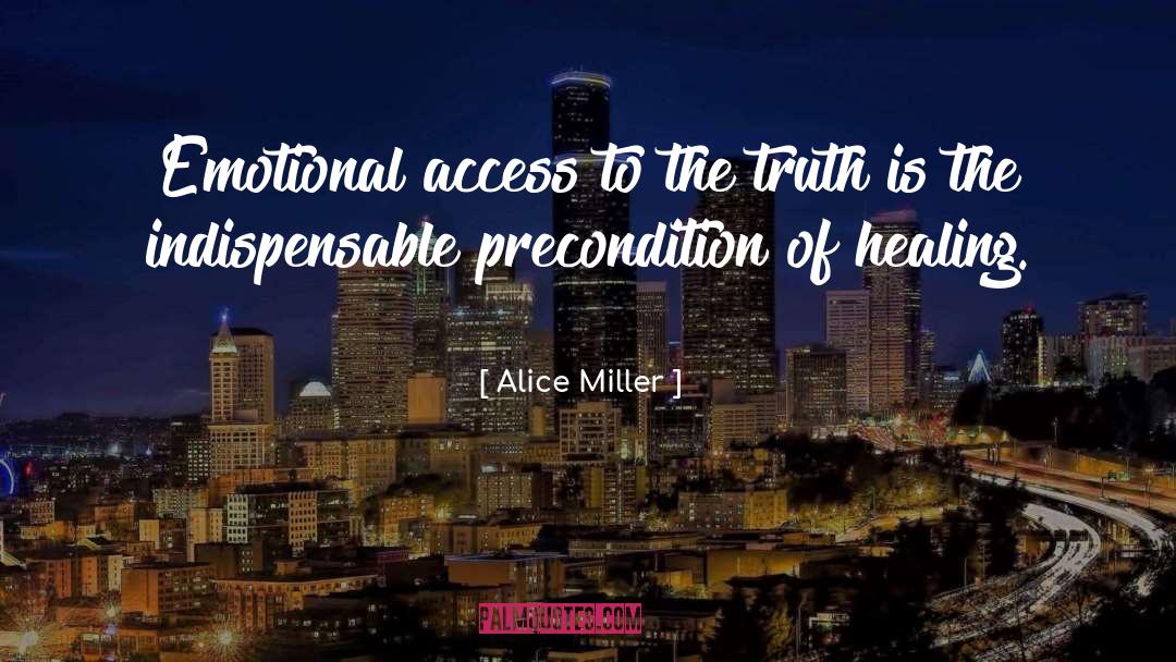 Precondition quotes by Alice Miller