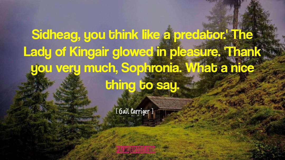 Predator quotes by Gail Carriger