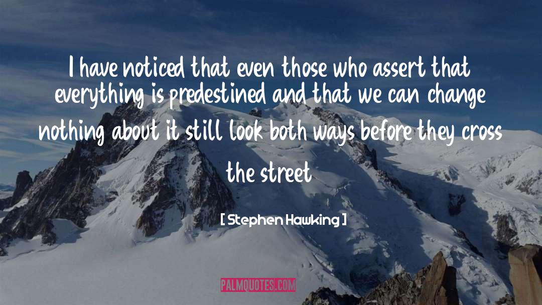 Predestined quotes by Stephen Hawking