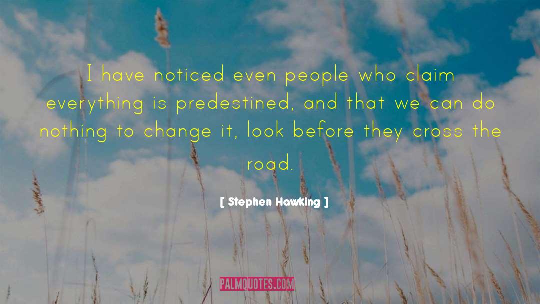 Predestined quotes by Stephen Hawking