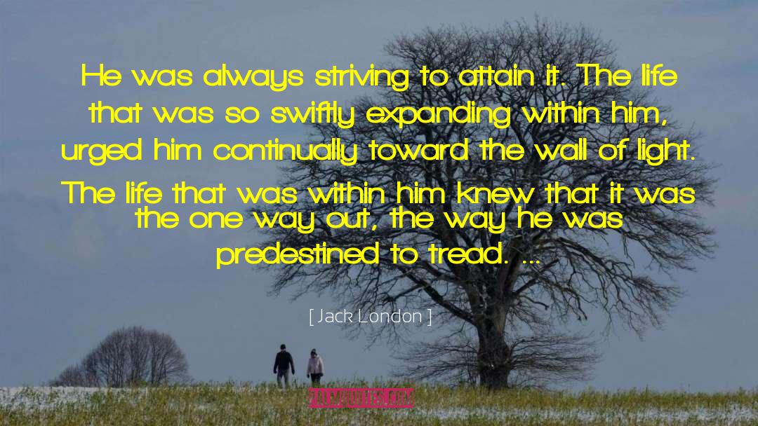 Predestined quotes by Jack London