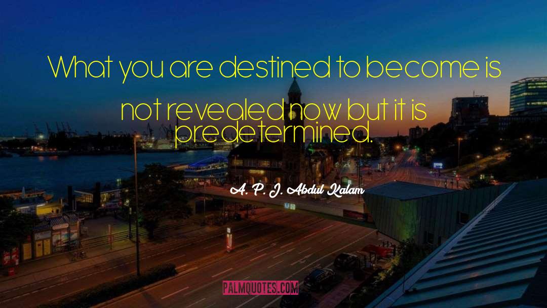 Predetermined quotes by A. P. J. Abdul Kalam