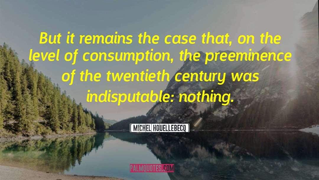 Preeminence quotes by Michel Houellebecq