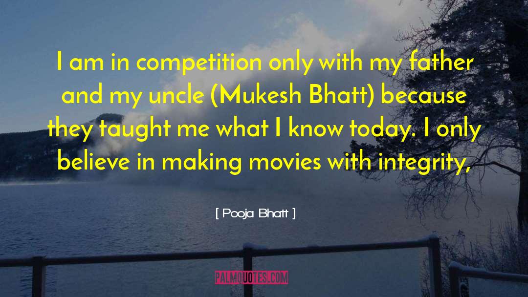 Preempting Competition quotes by Pooja Bhatt