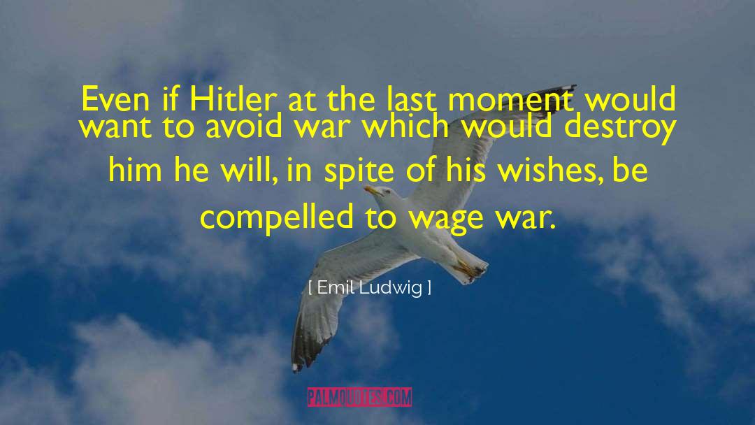 Preemptive War quotes by Emil Ludwig