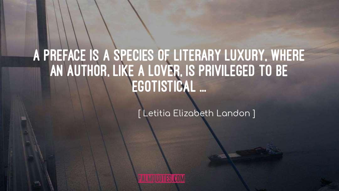 Preface quotes by Letitia Elizabeth Landon