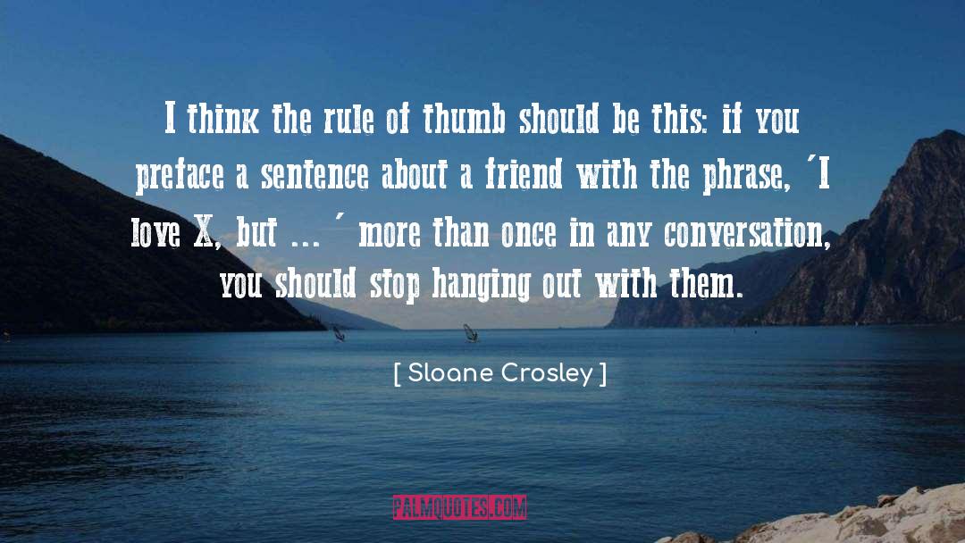 Preface quotes by Sloane Crosley
