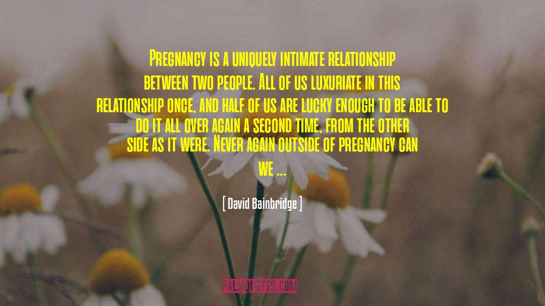Pregnancy Project quotes by David Bainbridge