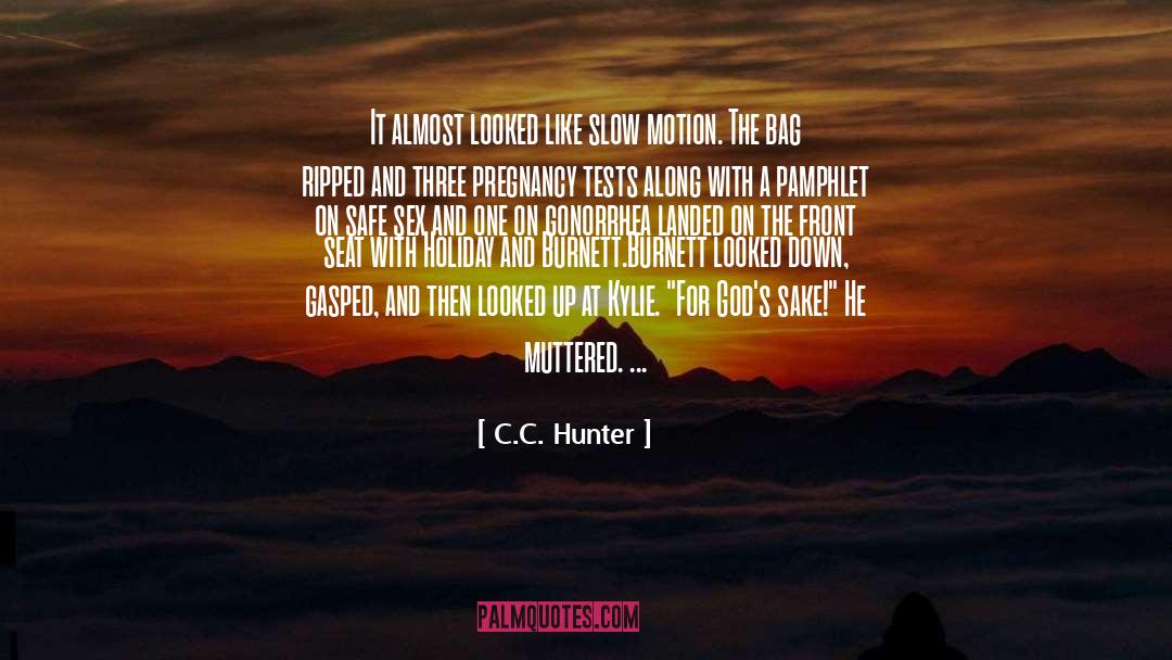 Pregnancy quotes by C.C. Hunter