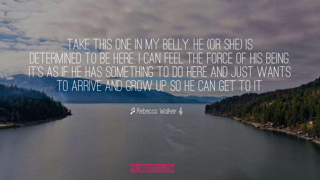 Pregnancy Scan quotes by Rebecca Walker
