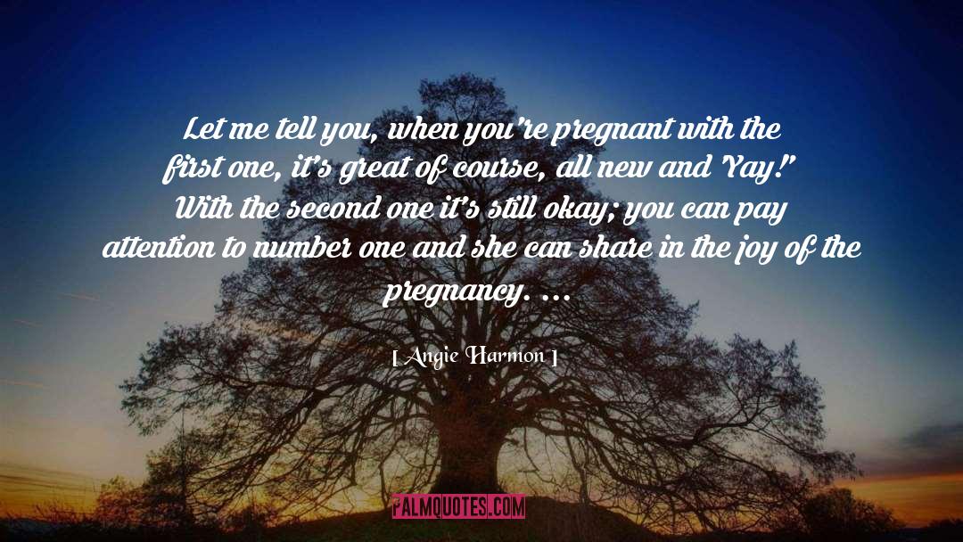 Pregnancy Test quotes by Angie Harmon