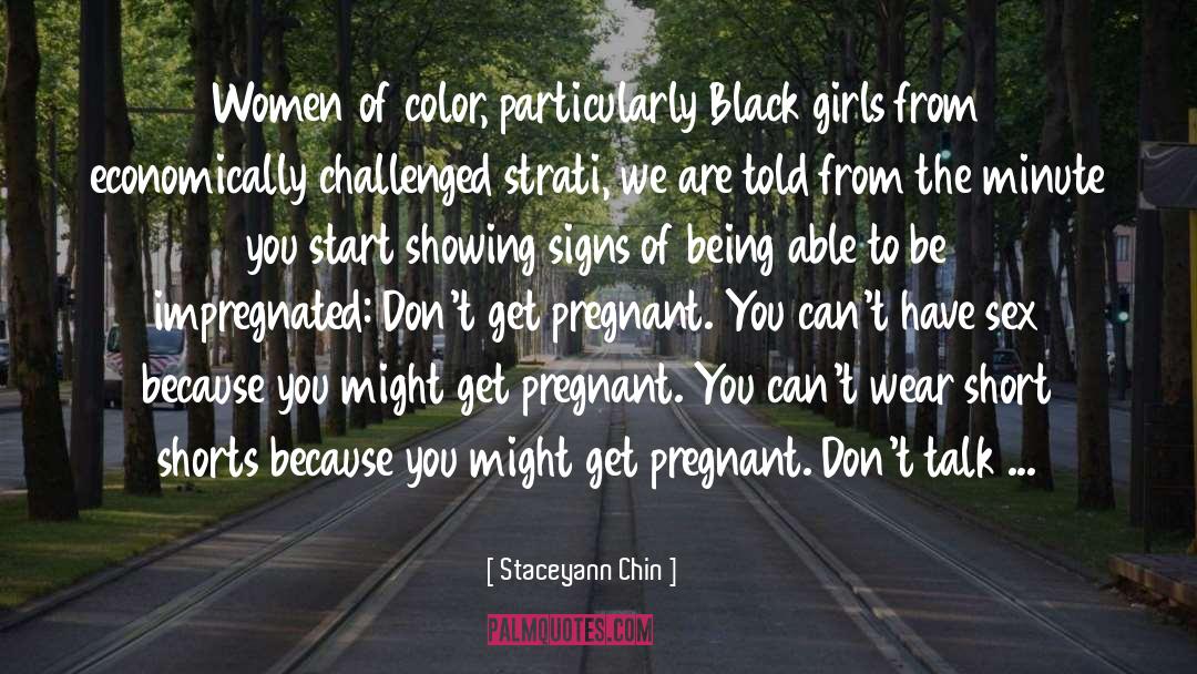 Pregnant Mother Images With quotes by Staceyann Chin