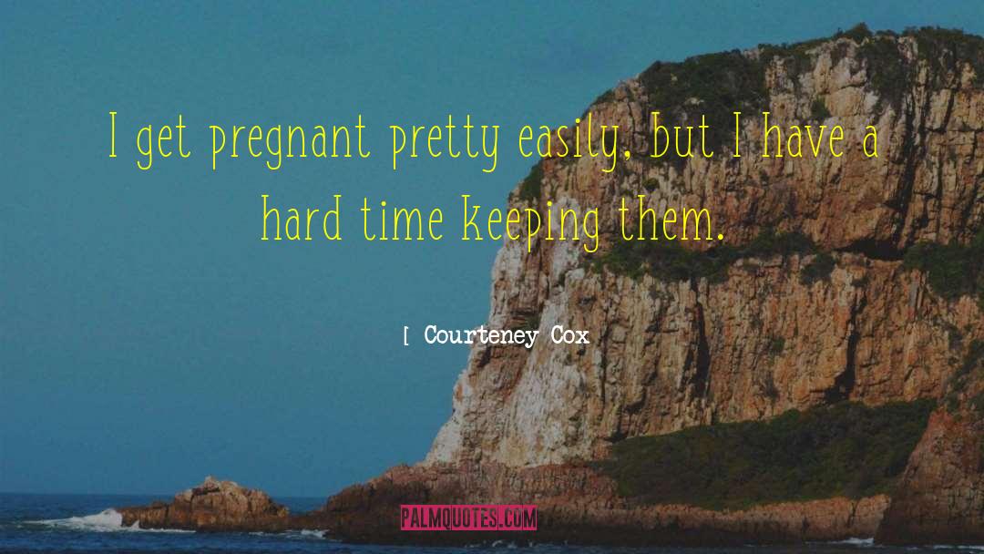 Pregnant Mother Images With quotes by Courteney Cox