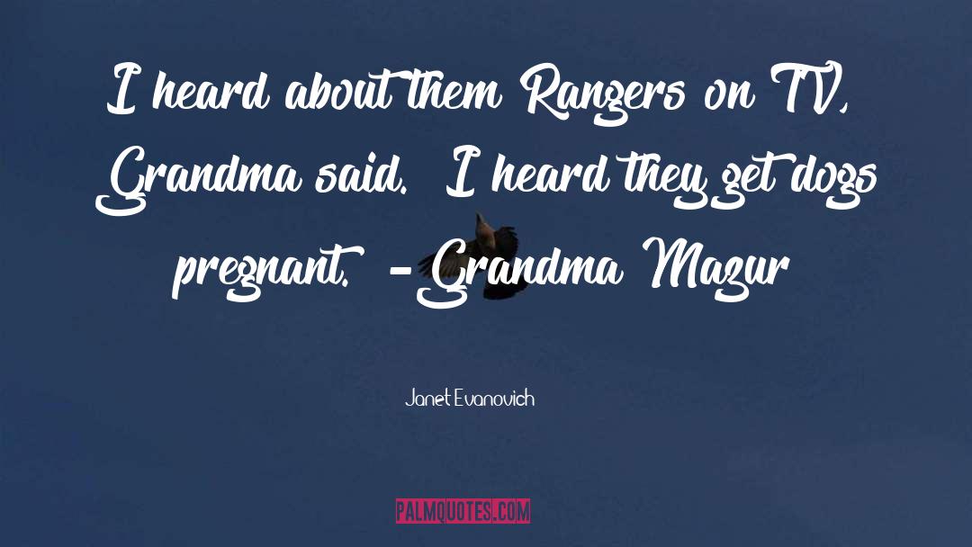 Pregnant quotes by Janet Evanovich